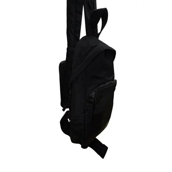 Adidas Unisex Black Nylon Multiple Zippered Adjustable Strap Sling Backpack - Picture 4 of 16